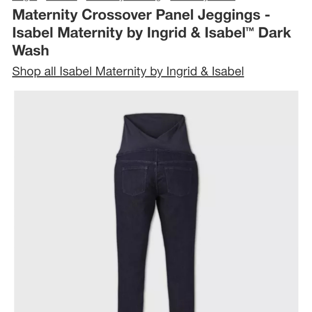 Maternity jeggings